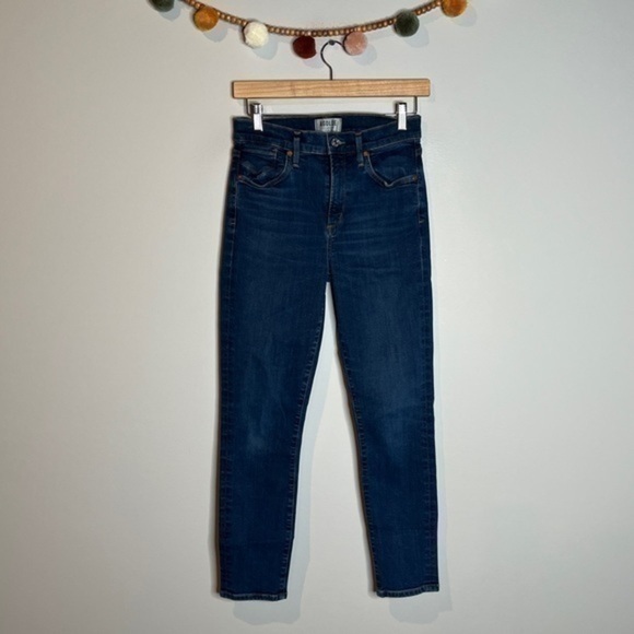 Agolde dark wash skinny jeans - Picture 1 of 7